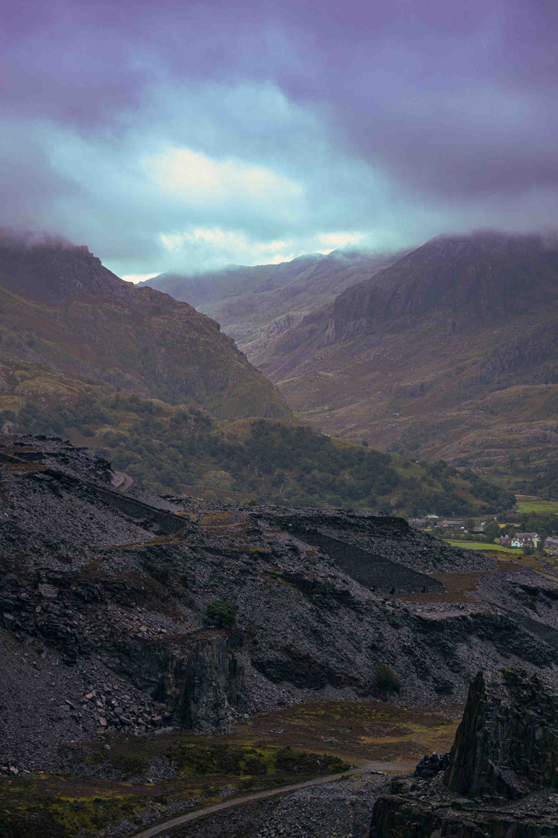 Slate landscape of Northwest Wales