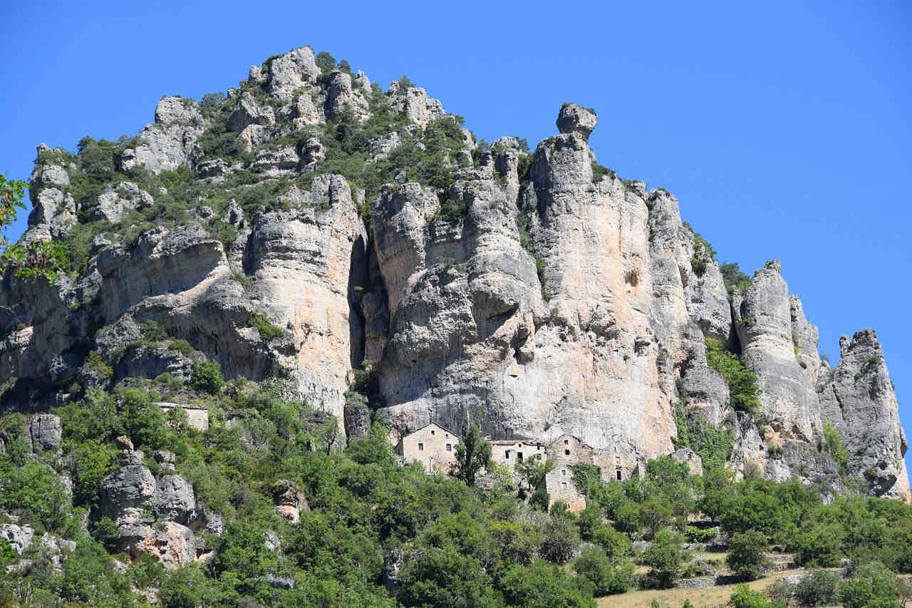 falaise calcaire des Cévennes