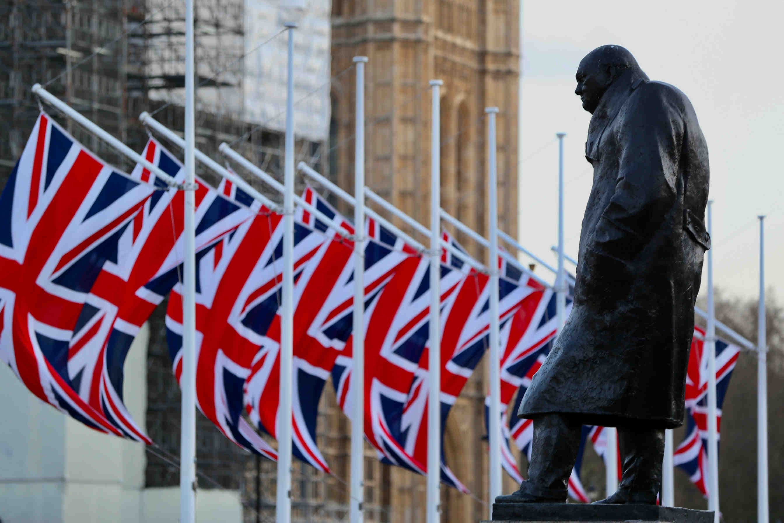 Union Jack flags