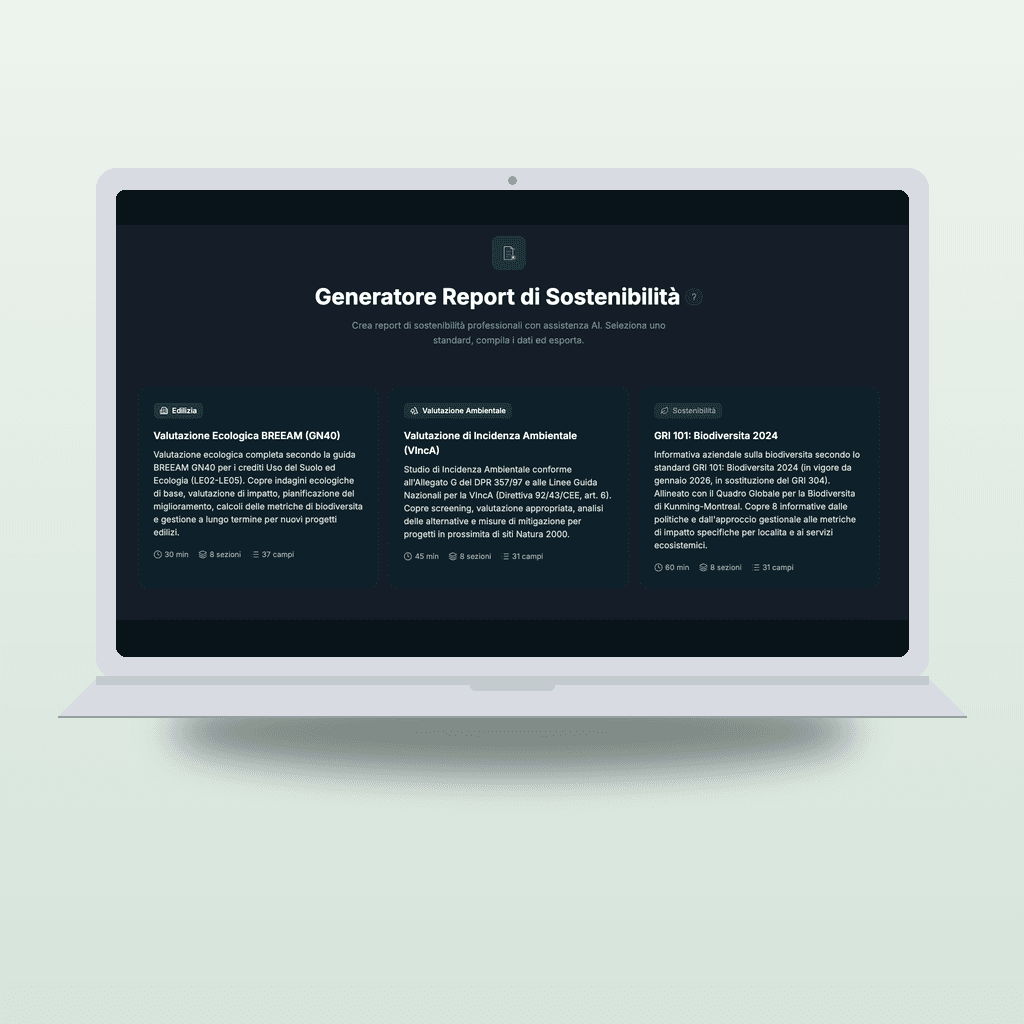 One tool, four reporting standards