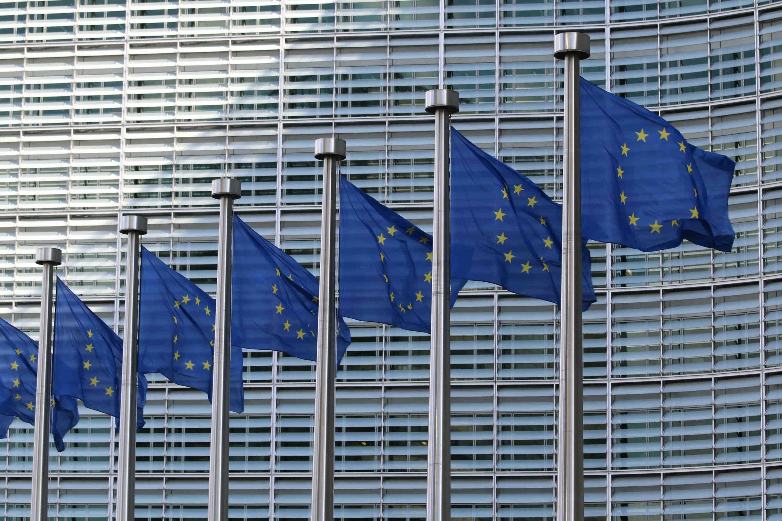 European Commission's flags