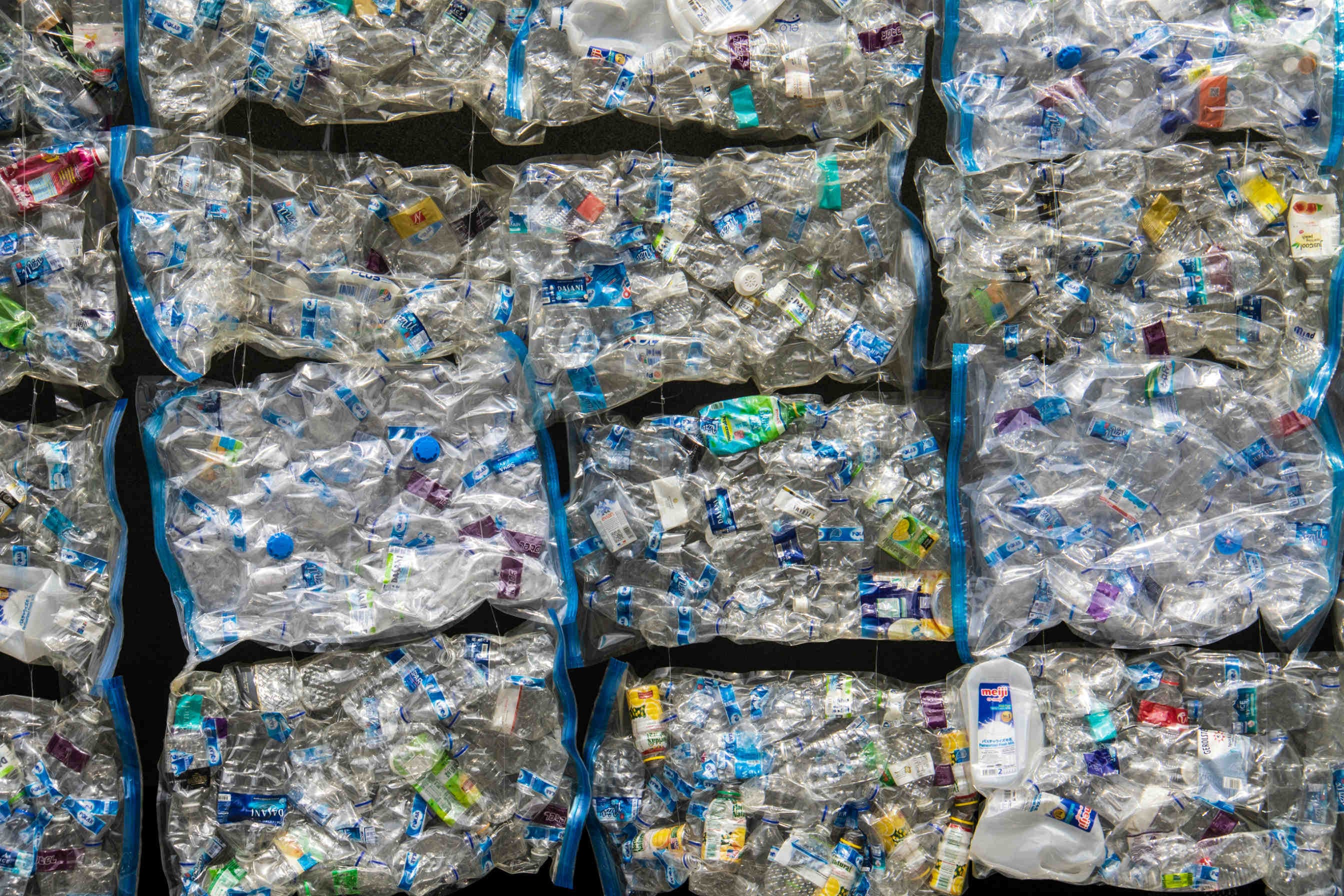 blocchi di rifiuti