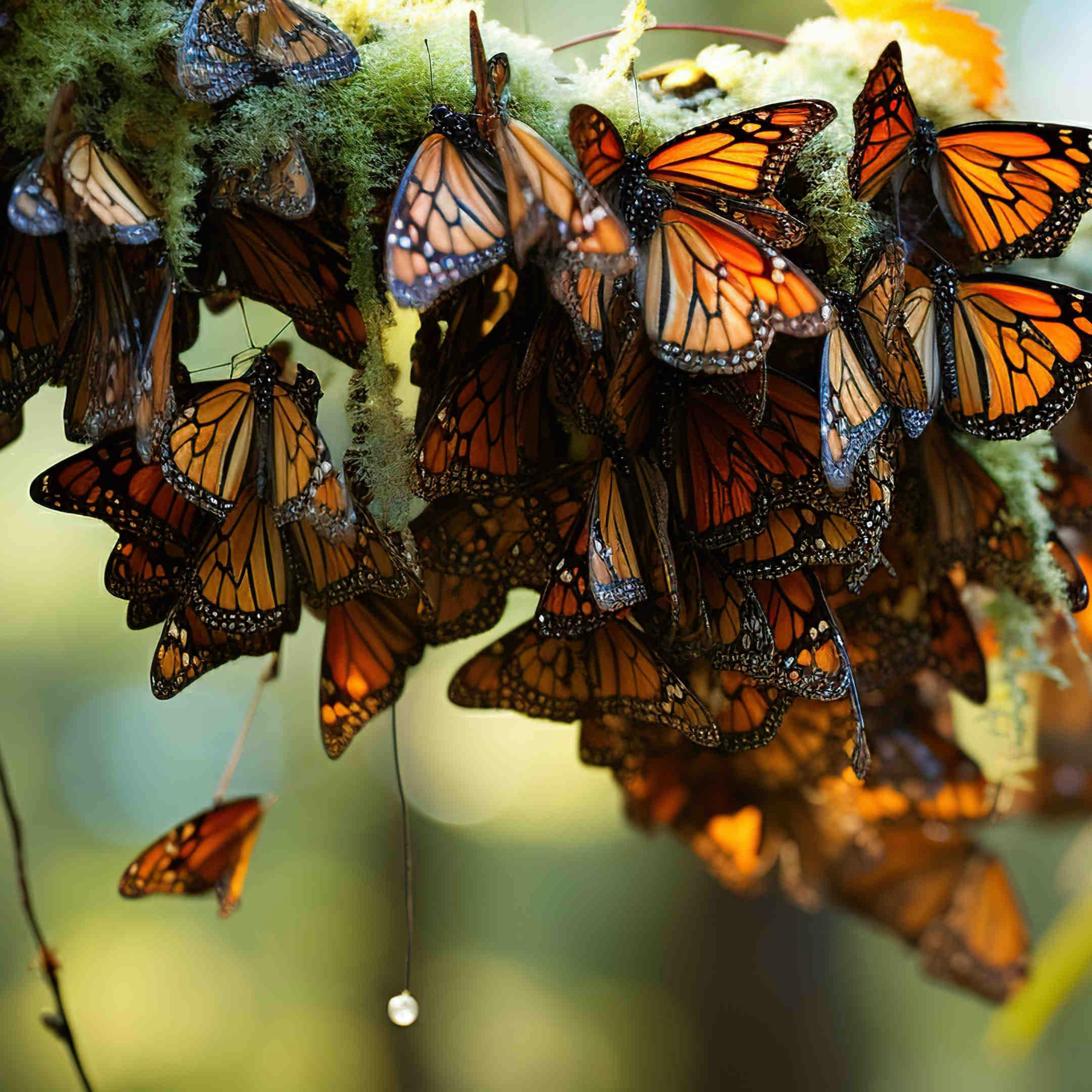 farfalle monarca veleno