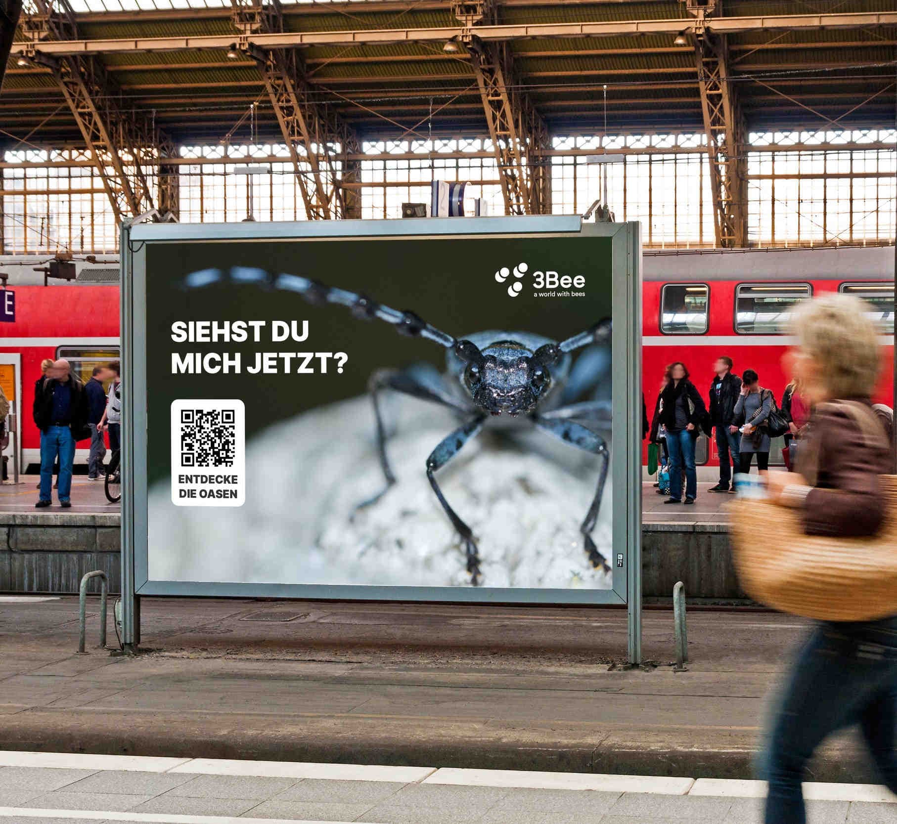 Siehst du mich jetzt? Die 3Bee-Kampagne ist den Oasen gewidm