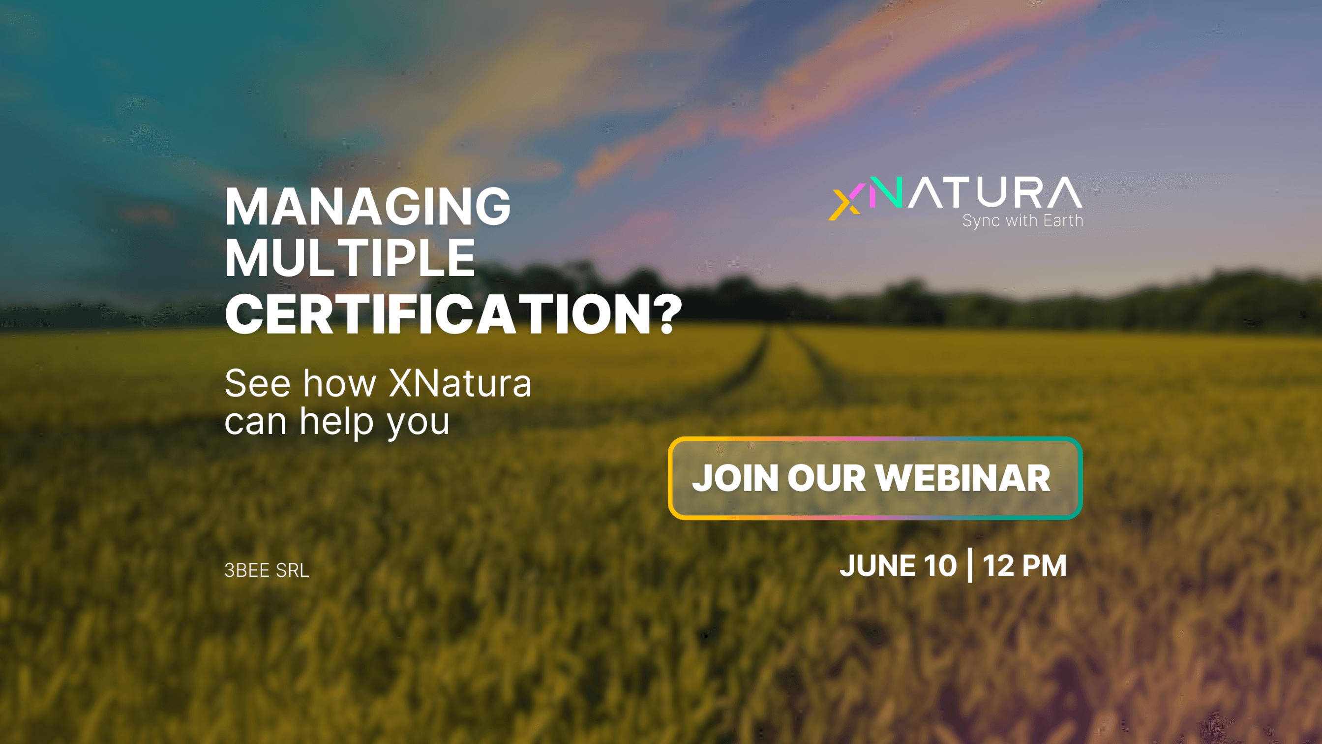 upcoming webinar