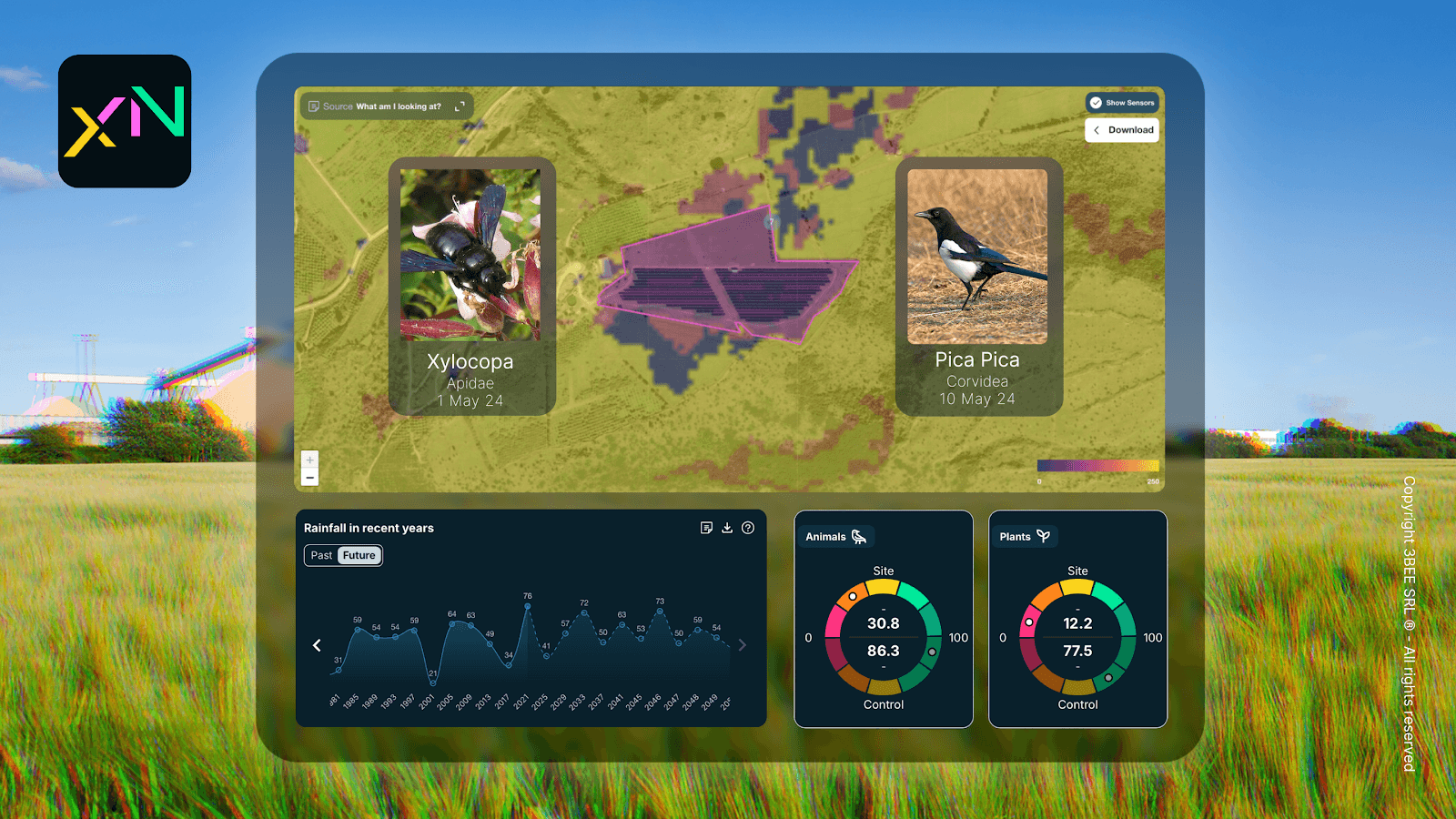 La plataforma XNatura: mapa satelital e indicadores de biodiversidad