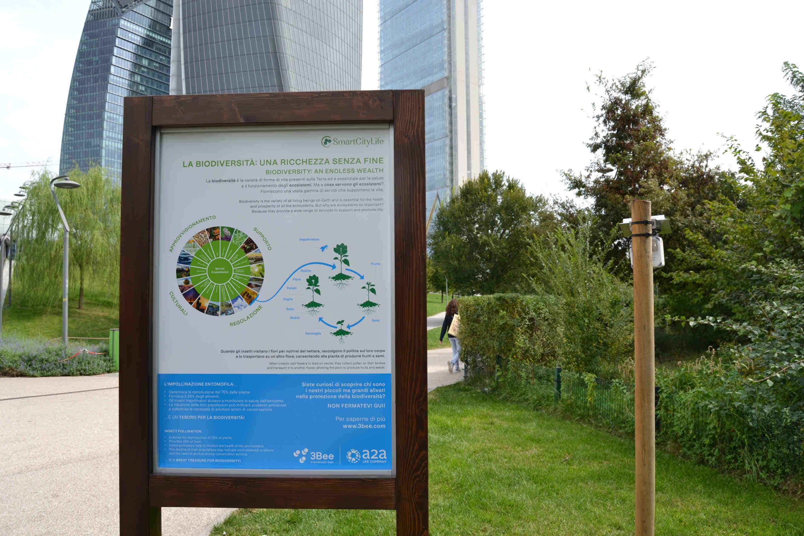 cartelli informativi 3Bee biodiversità