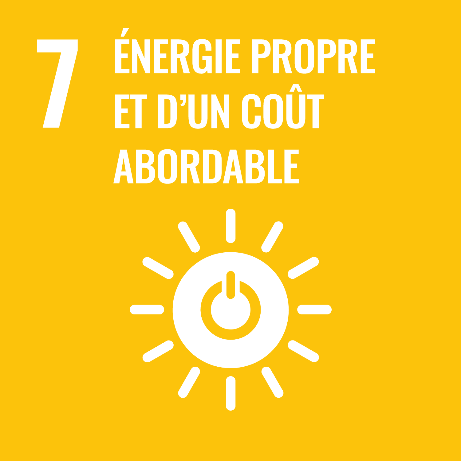 ODD n°7 : énergie abordable et durable