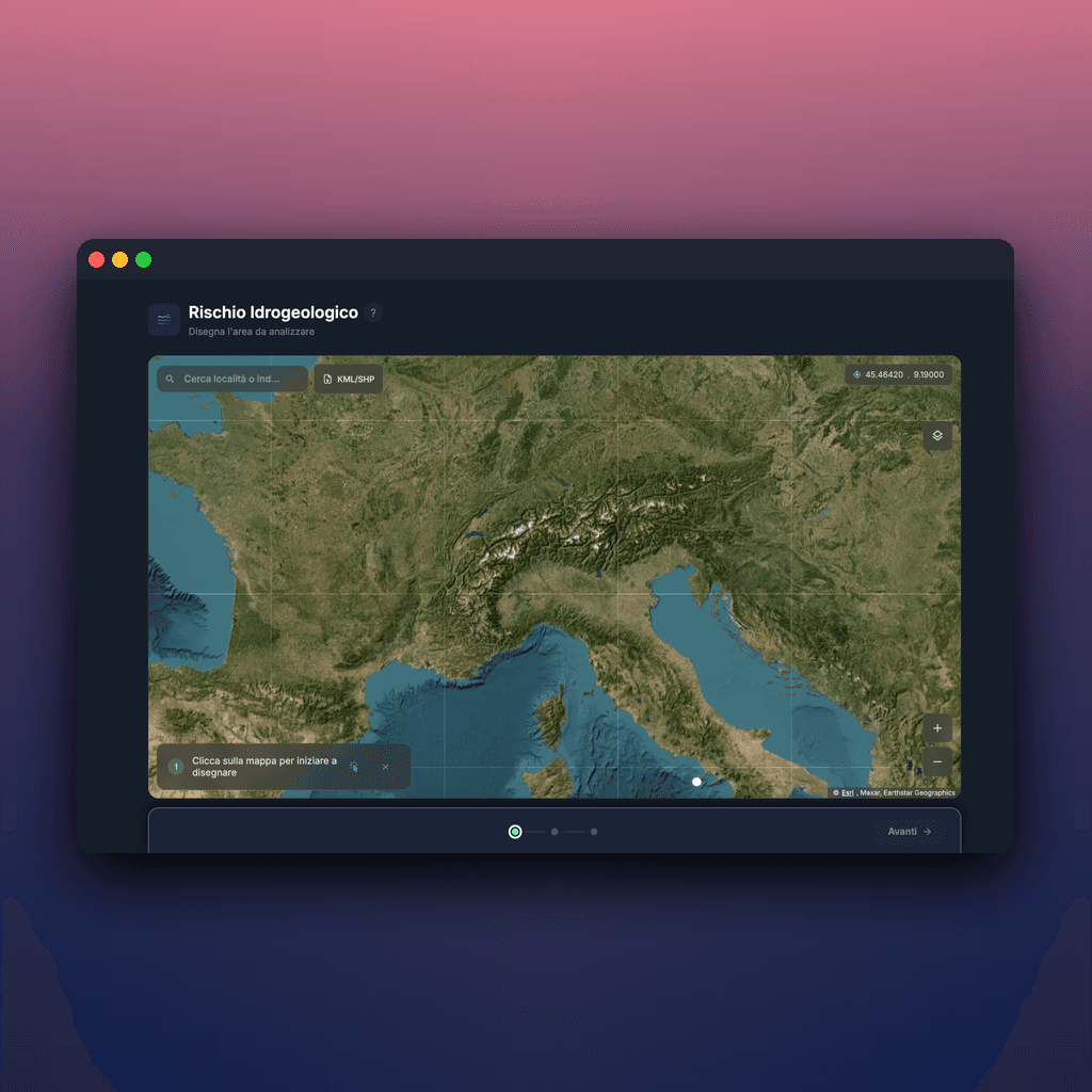 Tre fonti dati, una sola mappa